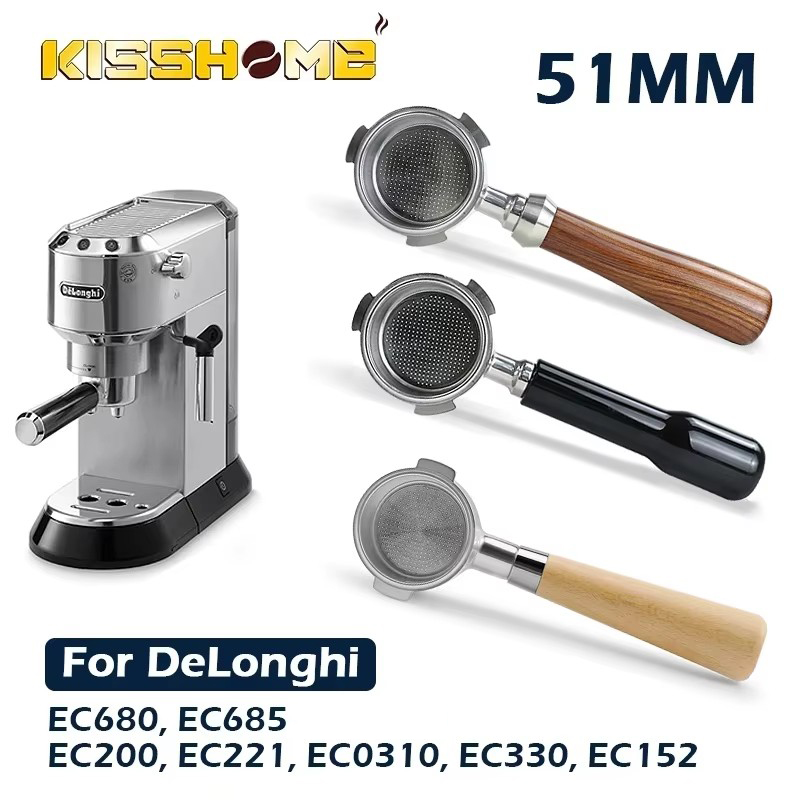 Coffee Equipment Machine - Koffie Bodemloze Filterhouder 51MM Voor Delonghi