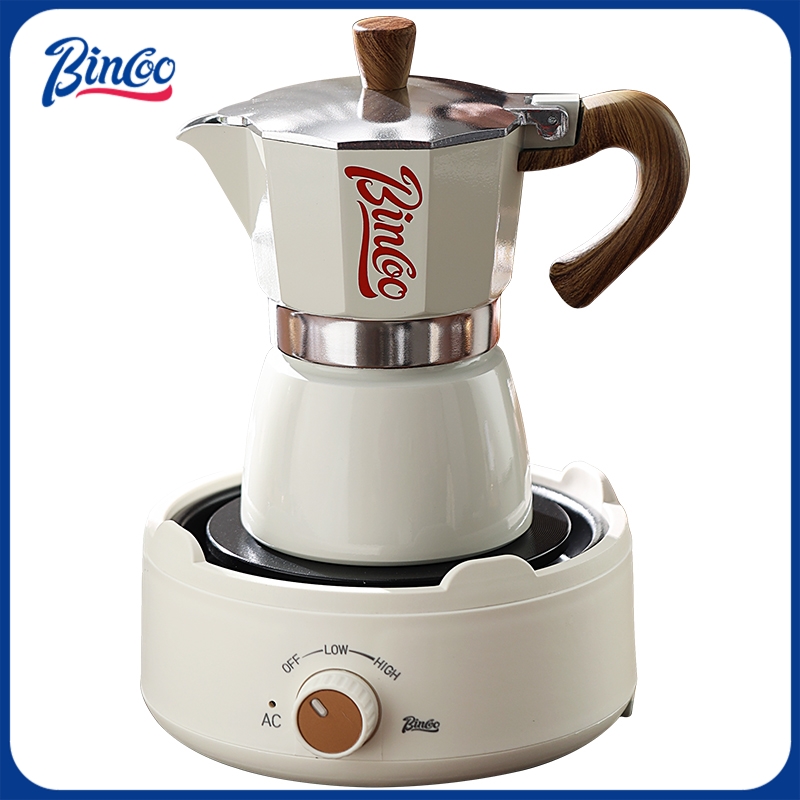 Coffee Equipment Tools - Bincoo Moka Pot en Elektrisch Fornuis