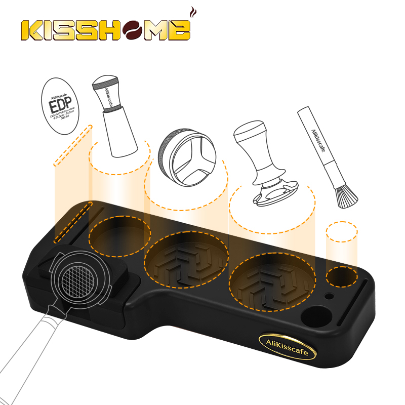 Coffee Equipment Tools - Alikisscafe Koffie Tamping Station Mat Portafilter