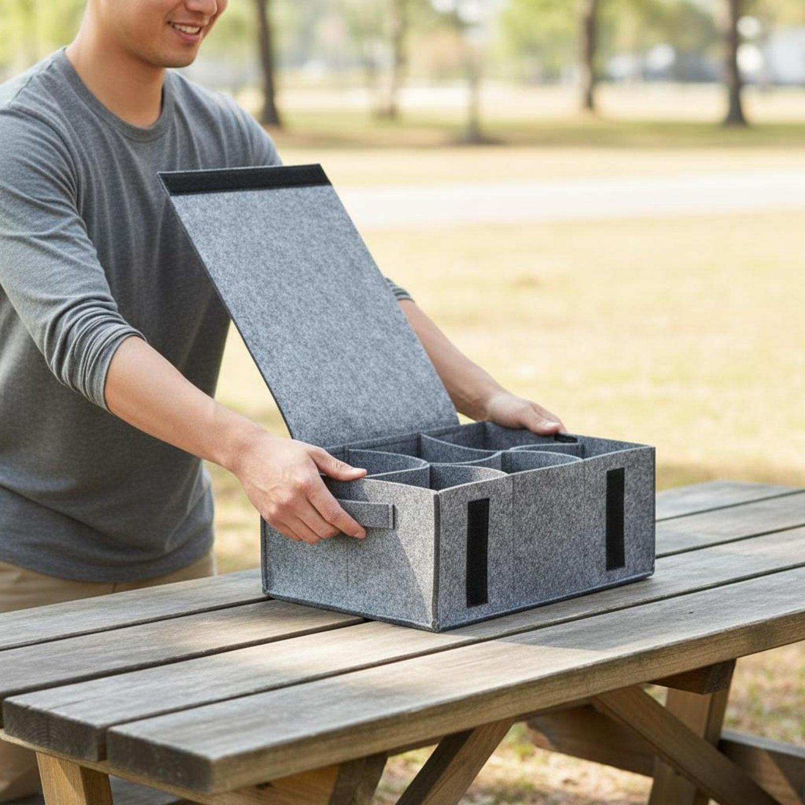 Huishoudelijke vilten opbergta - Coffee Equipment Tools recensie en prijs