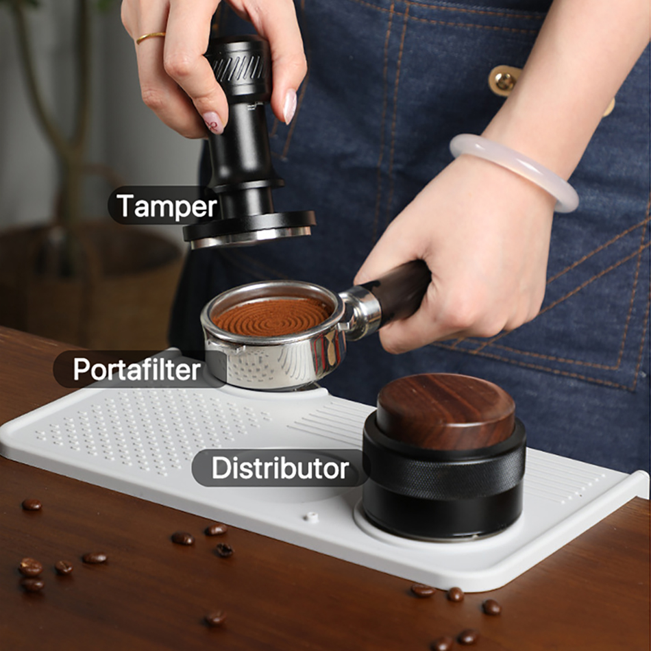 Koffie Tamper Mat Station Stan - Coffee Equipment Holder recensie en prijs