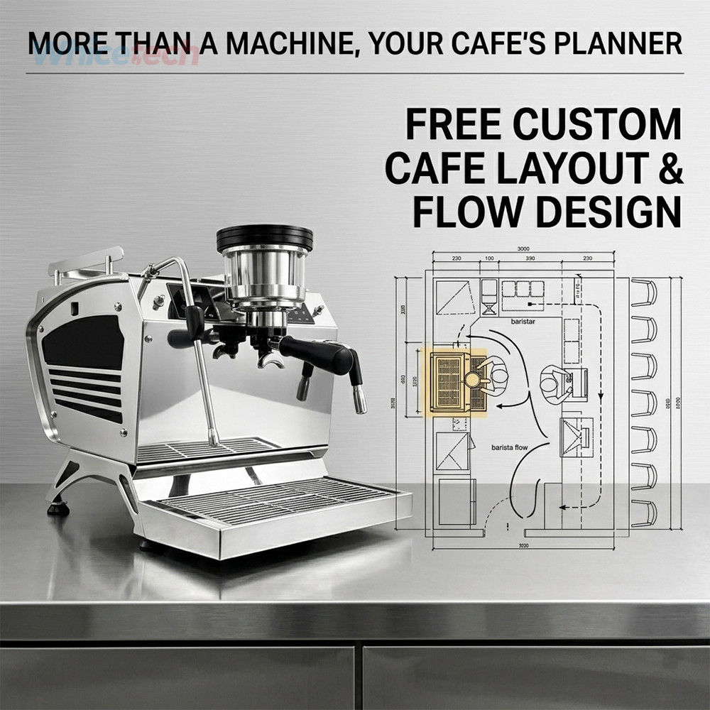 voor 3000W Commerciële Espress - Coffee Equipment Machine recensie en prijs