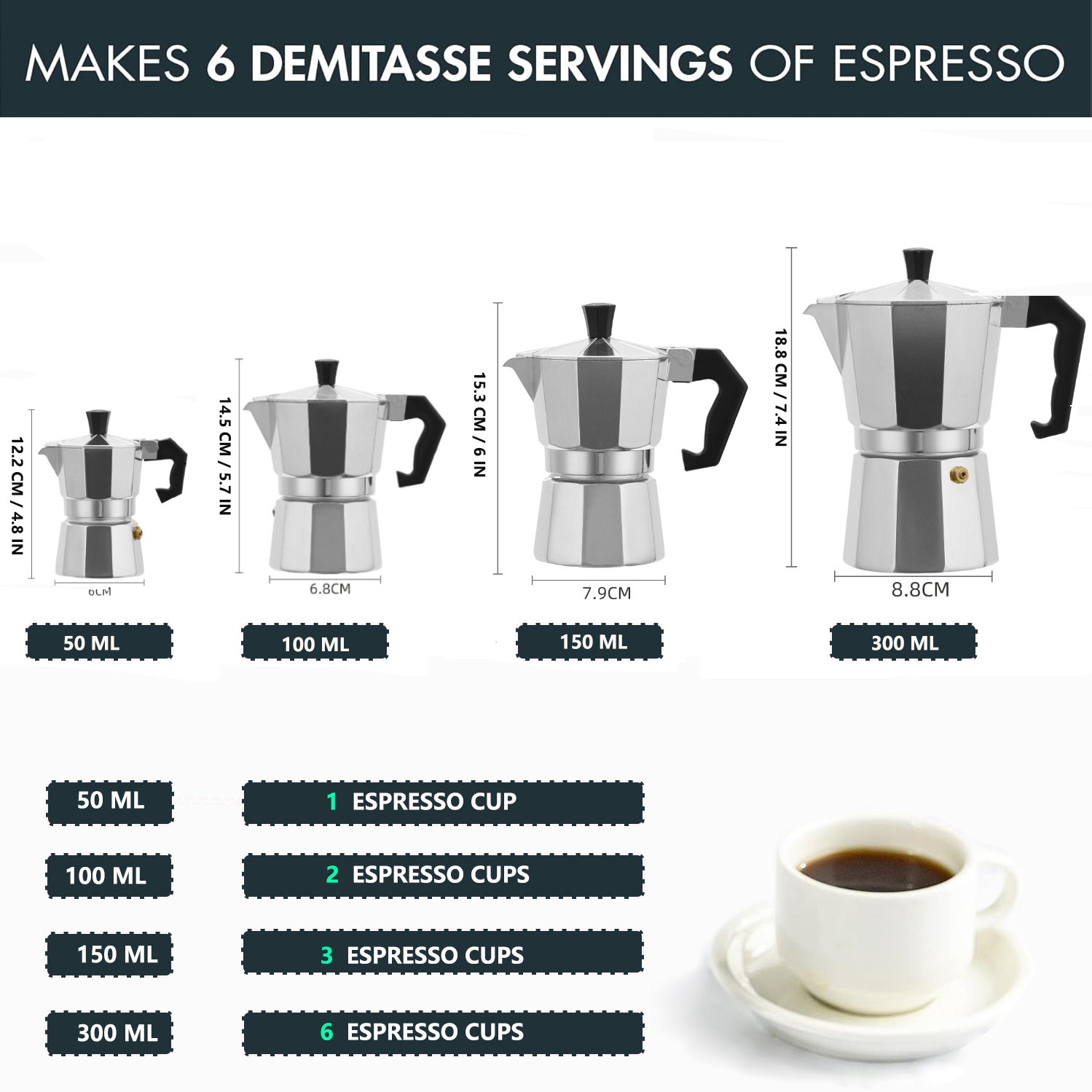 Klassieke aluminium moka pot 5 - Coffee Equipment Tools recensie en prijs