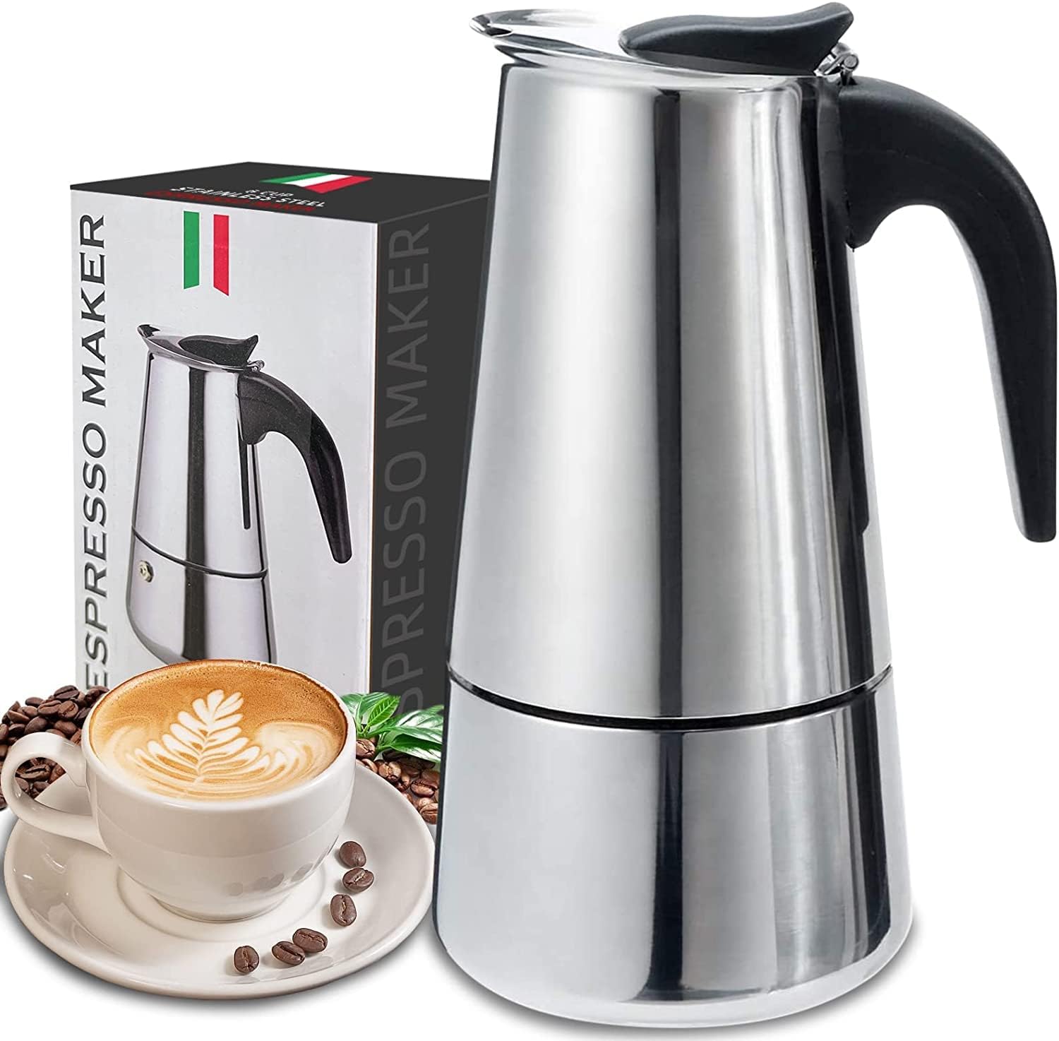 4/6/9 Cups Moka Pot Caffe Mach - Coffee Equipment Machine recensie en prijs