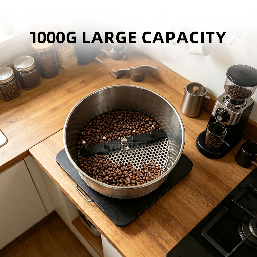 1000g vierkante roterende koel - Coffee Equipment Home recensie en prijs