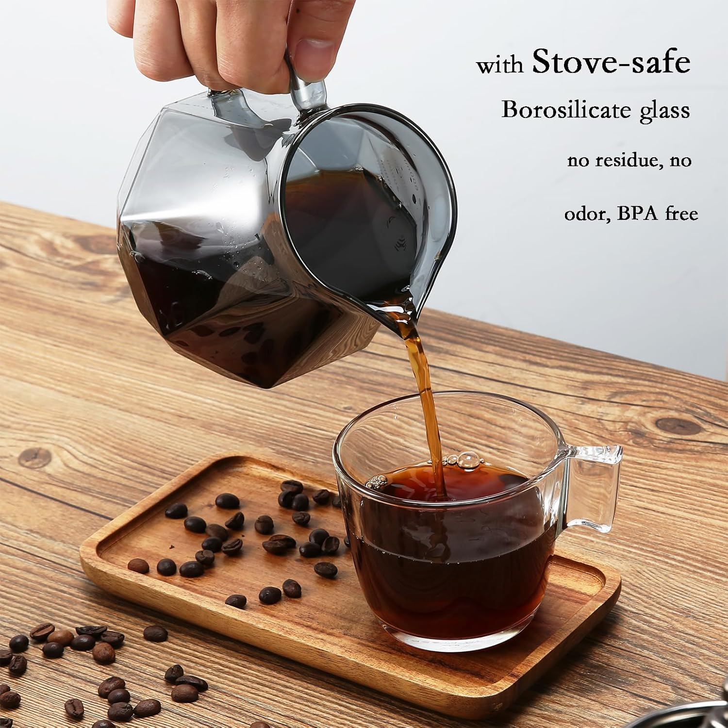 Magpie glazen koffiepot voor V - Coffee Equipment Machine recensie en prijs