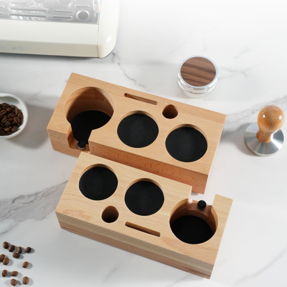 3-in-1 houten koffietamperstat - Coffee Equipment Holder recensie en prijs