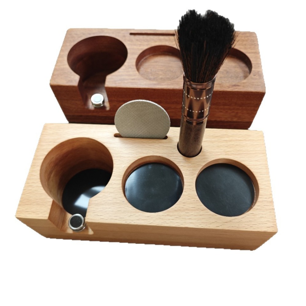 3-in-1 houten koffietamperstat - Coffee Equipment Holder recensie en prijs